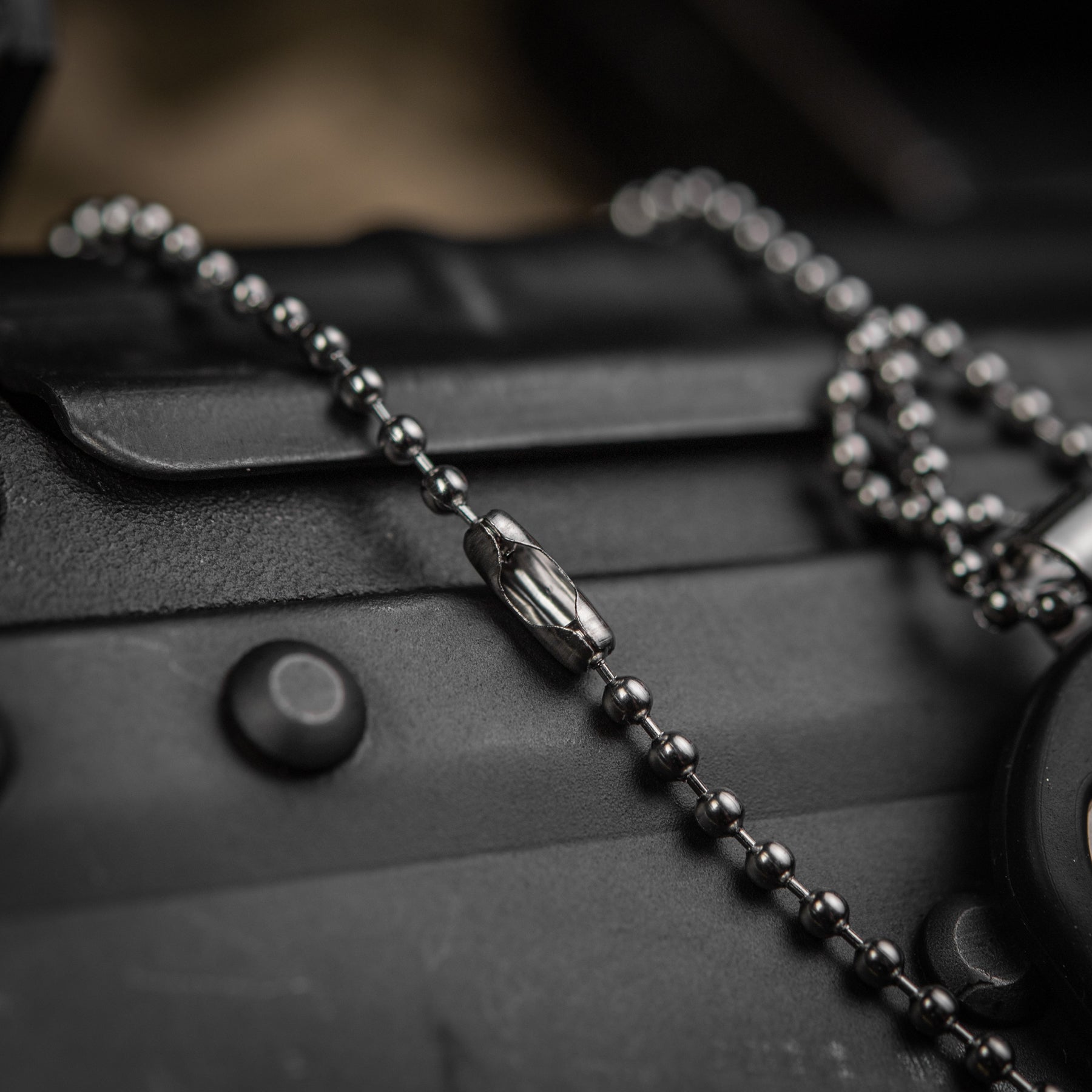 M-Tac Military Dog Tag with Rubber Silencer