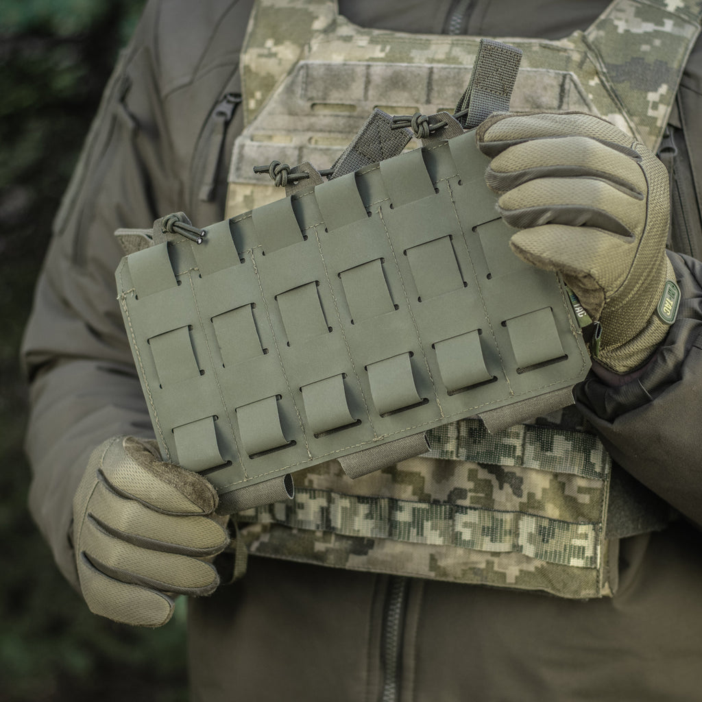 M-Tac Elastic Triple Mag Pouch Elite Laser Cut
