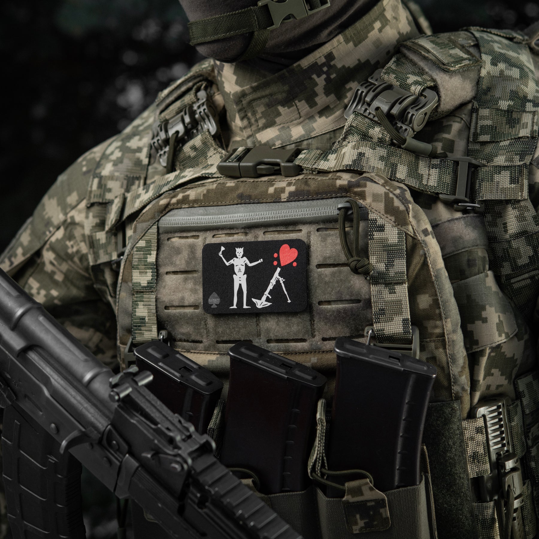 M-Tac Patch Flag Black Beard