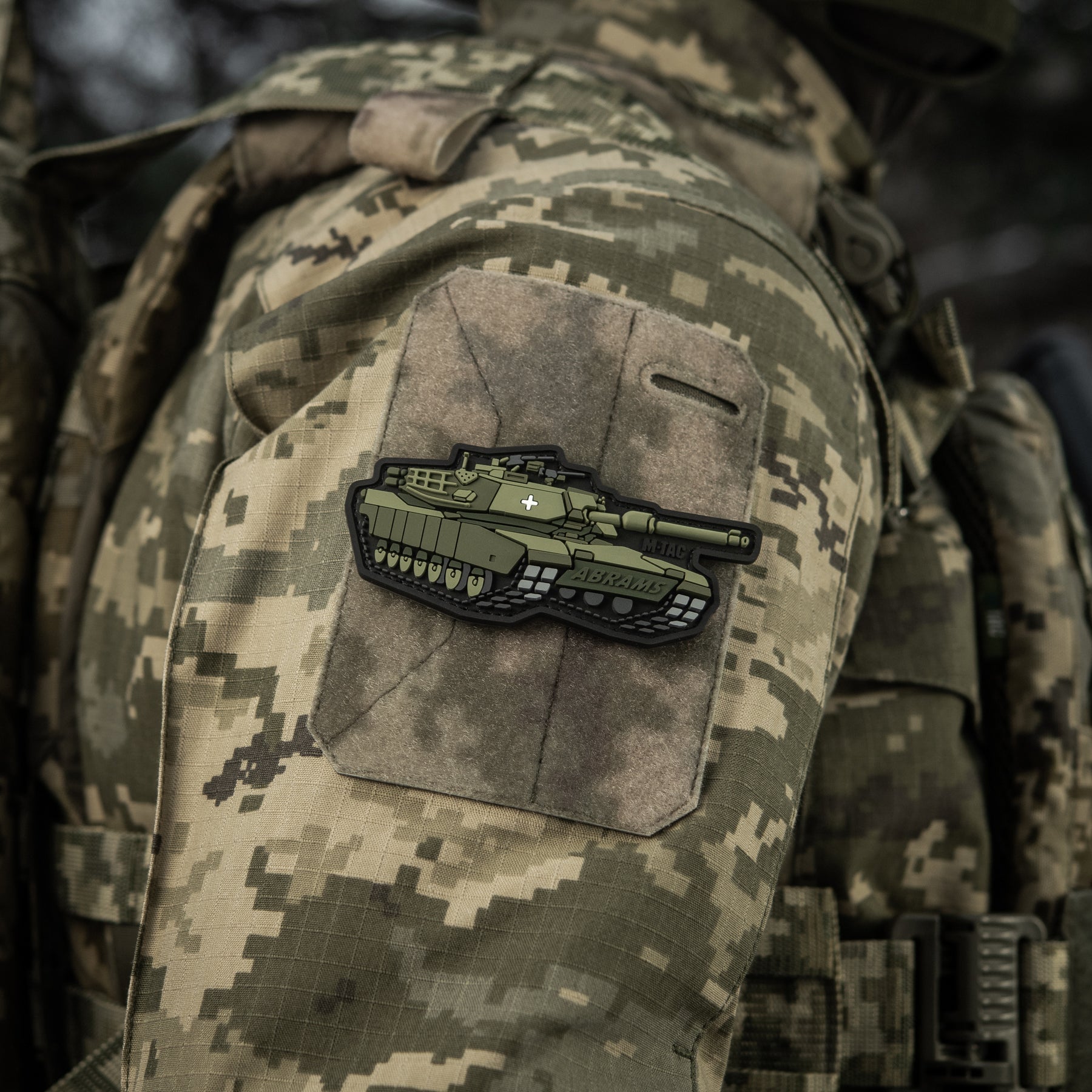 M-Tac Morale Patch ABRAMS (PVC)