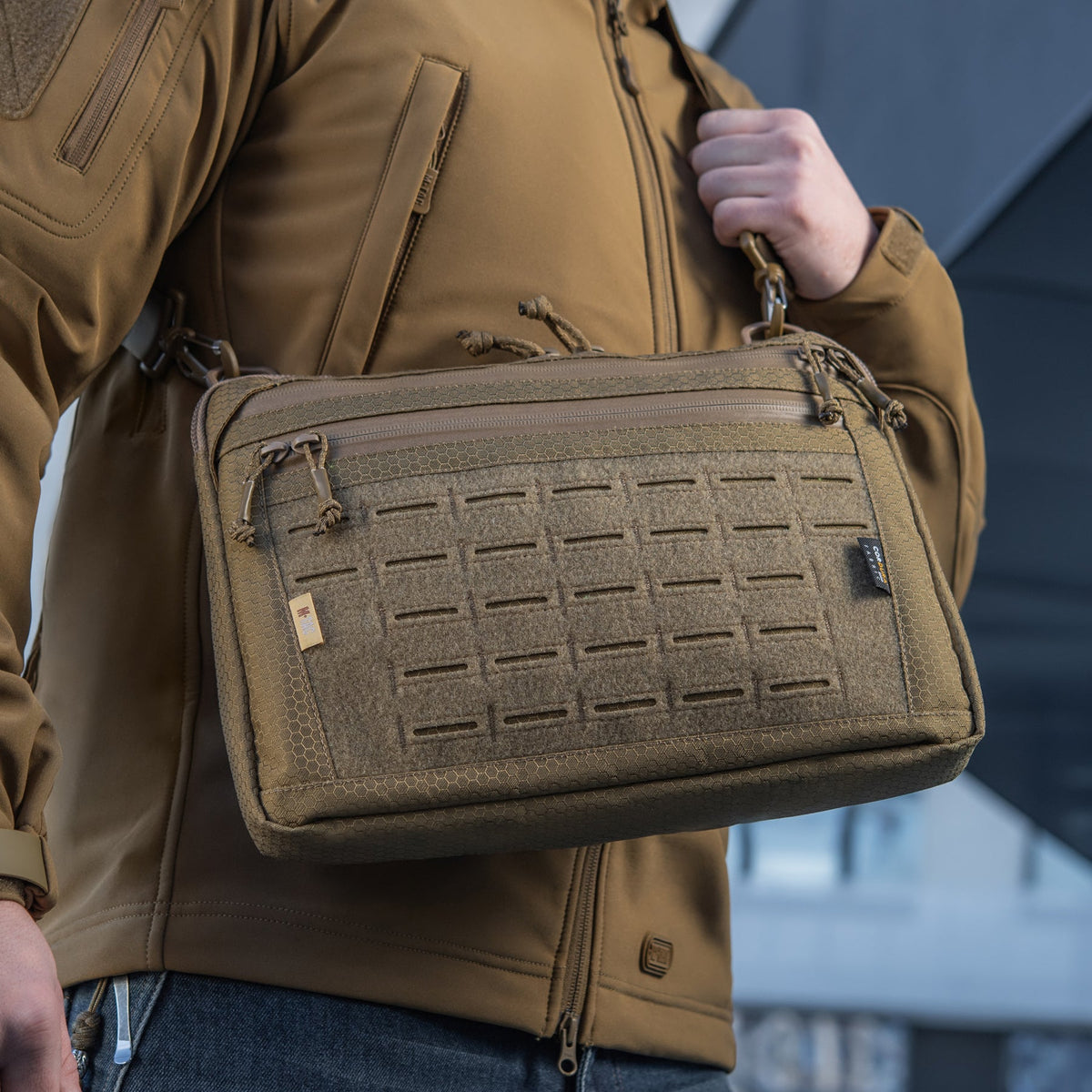 M-Tac Admin Bag Large Elite Hex with Loop