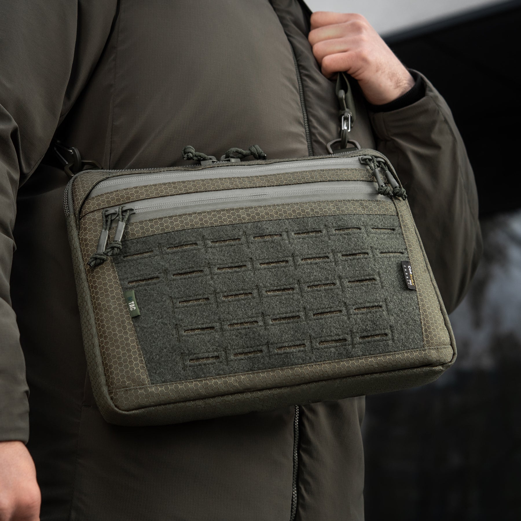 M-Tac Admin Bag Large Elite Hex with Loop