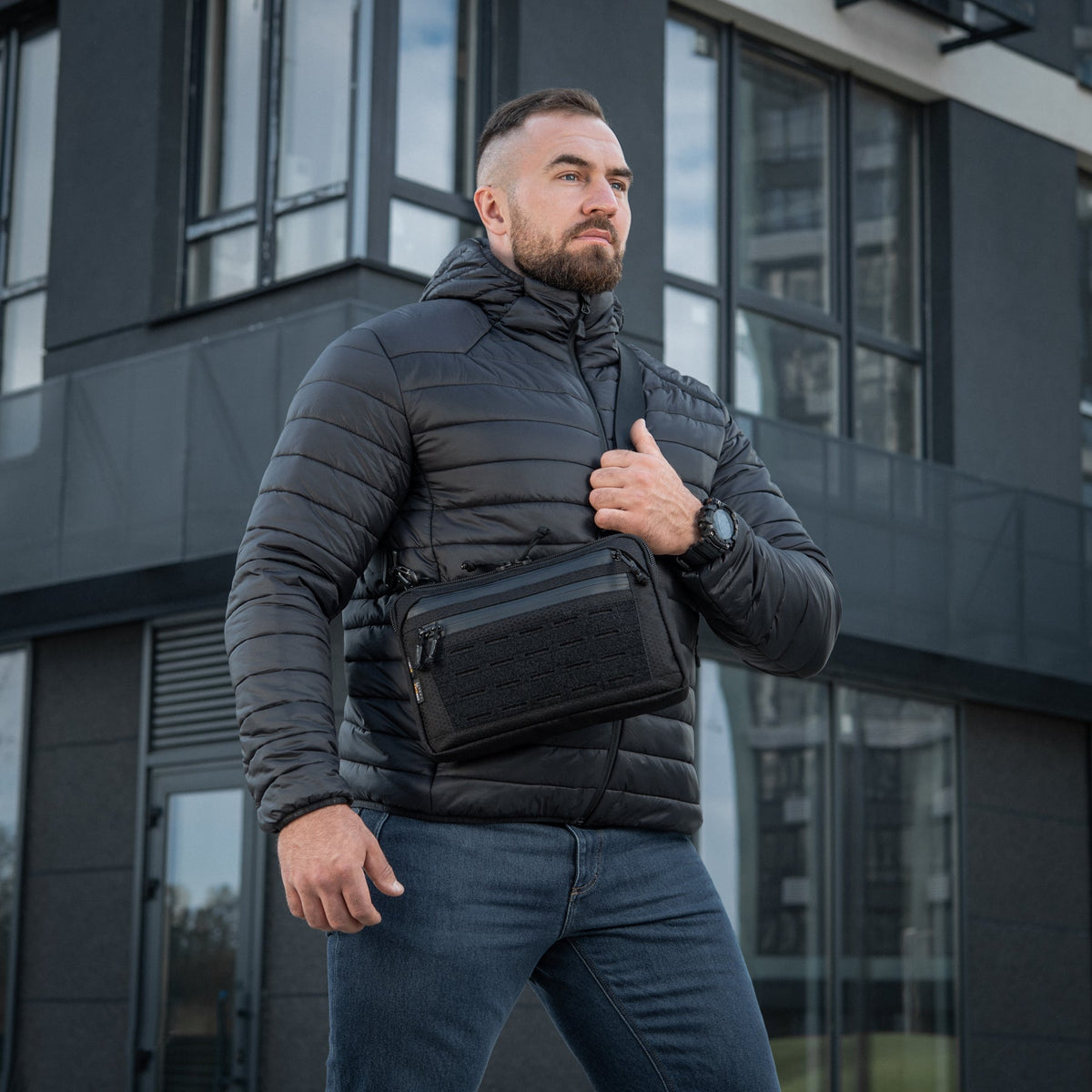 M-Tac Admin Bag Medium Elite with Loop Hex