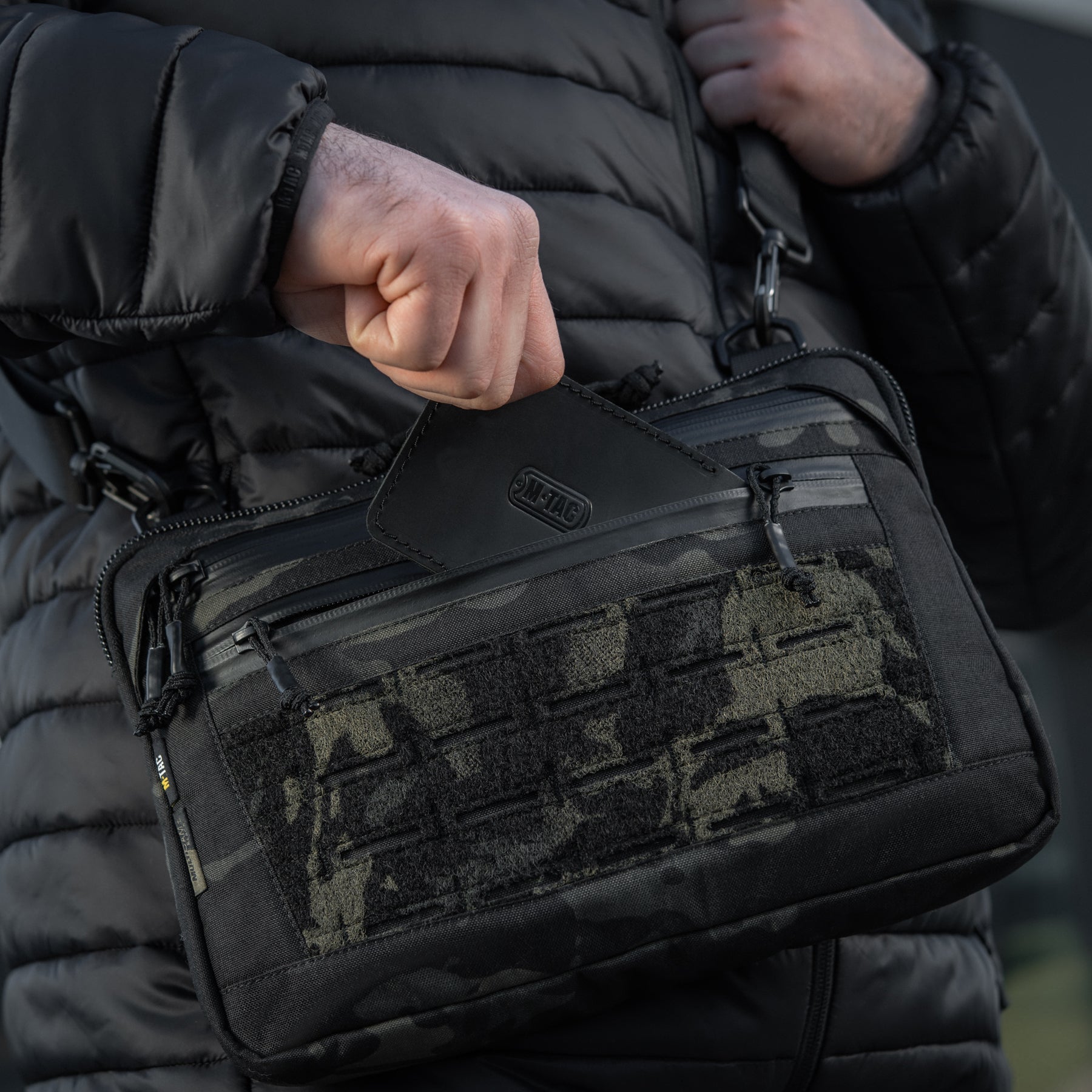 M-Tac Admin Bag Medium Elite with Loop Hex