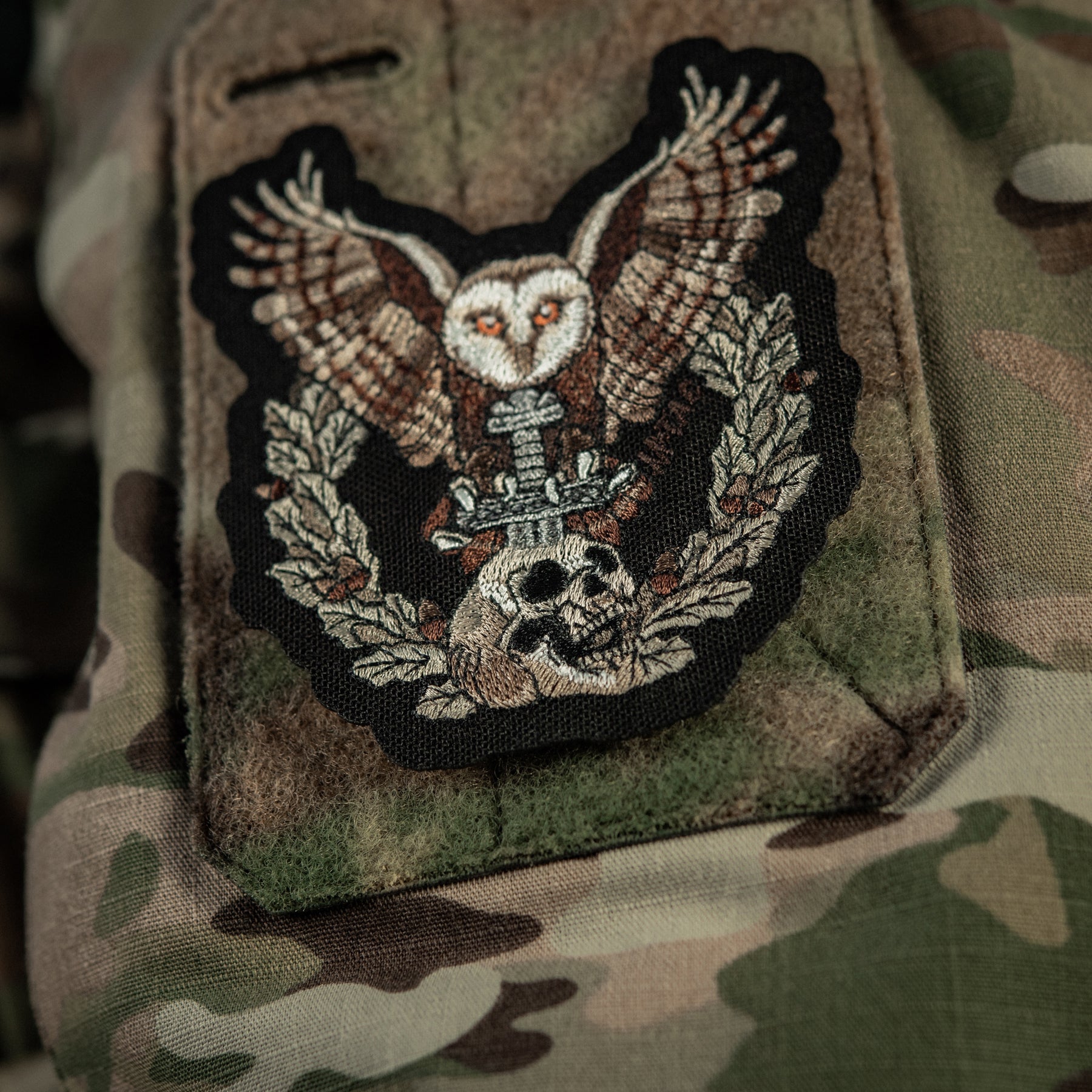 M-Tac Patch Owl Embroidery