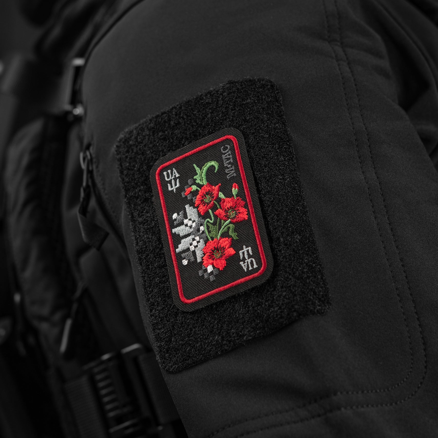 M-Tac Patch Ornament Poppy Embroidery