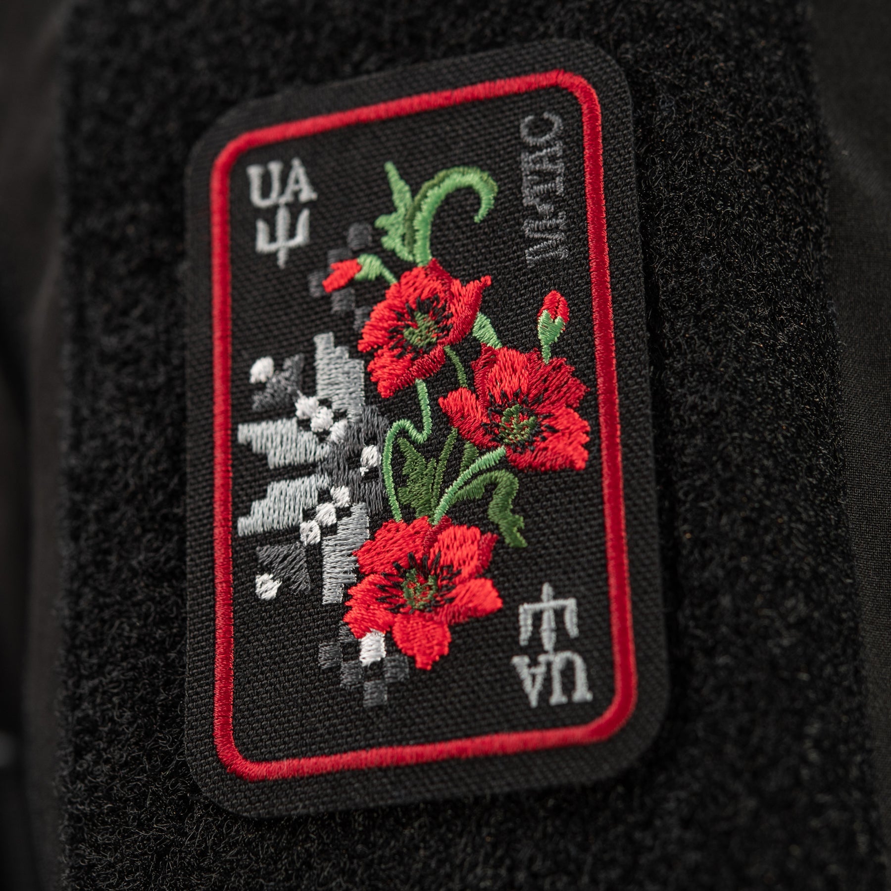 M-Tac Patch Ornament Poppy Embroidery