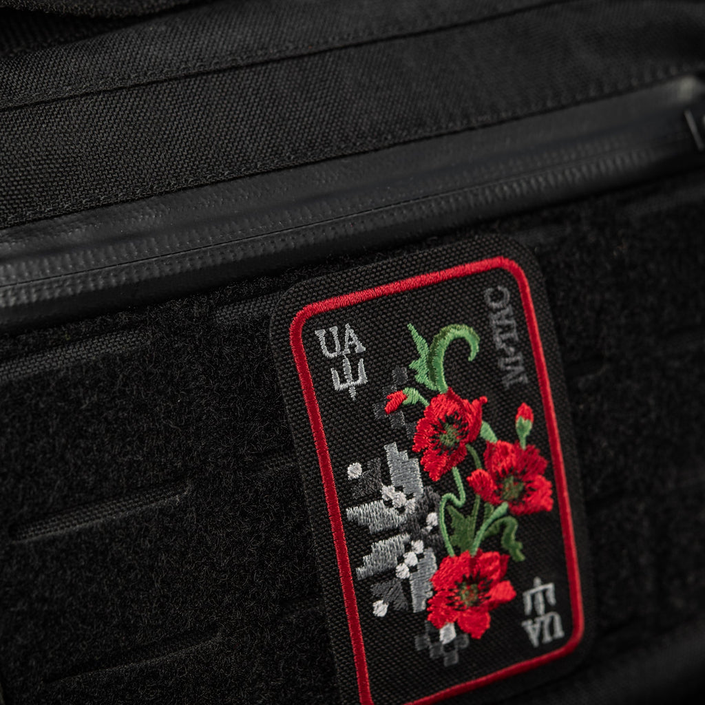 M-Tac Patch Ornament Poppy Embroidery