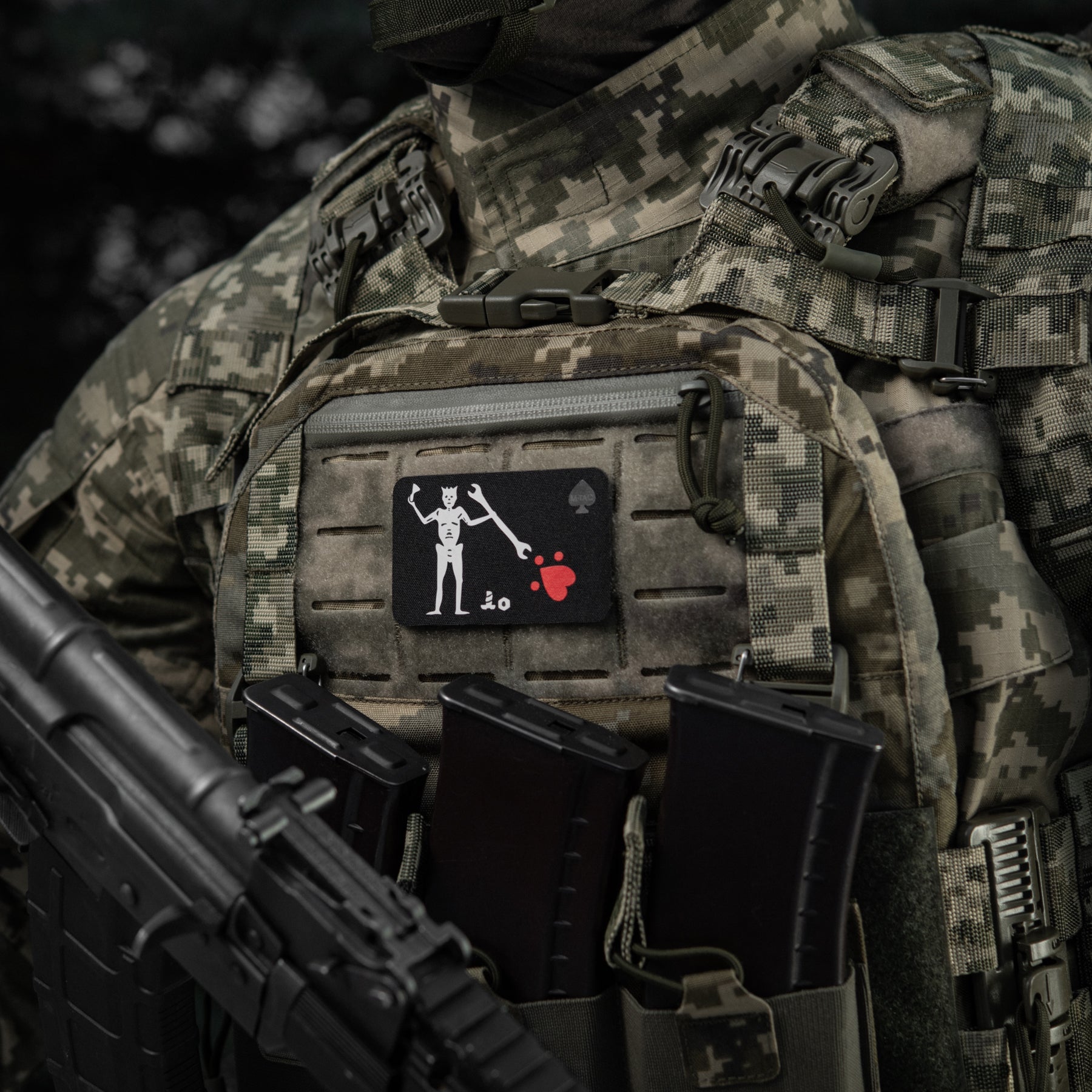 M-Tac Patch Flag Black Beard