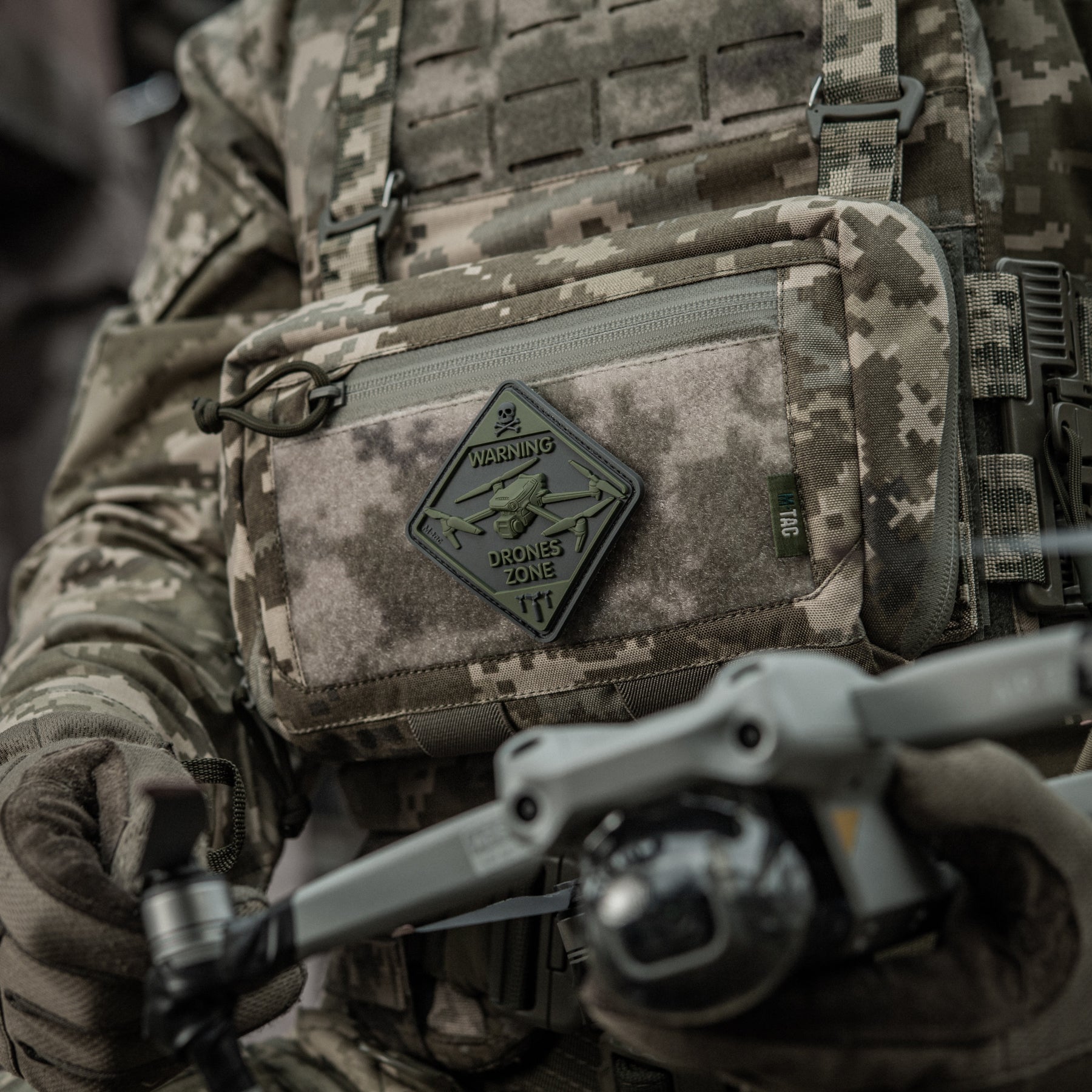 M-Tac Patch Drones Zone PVC