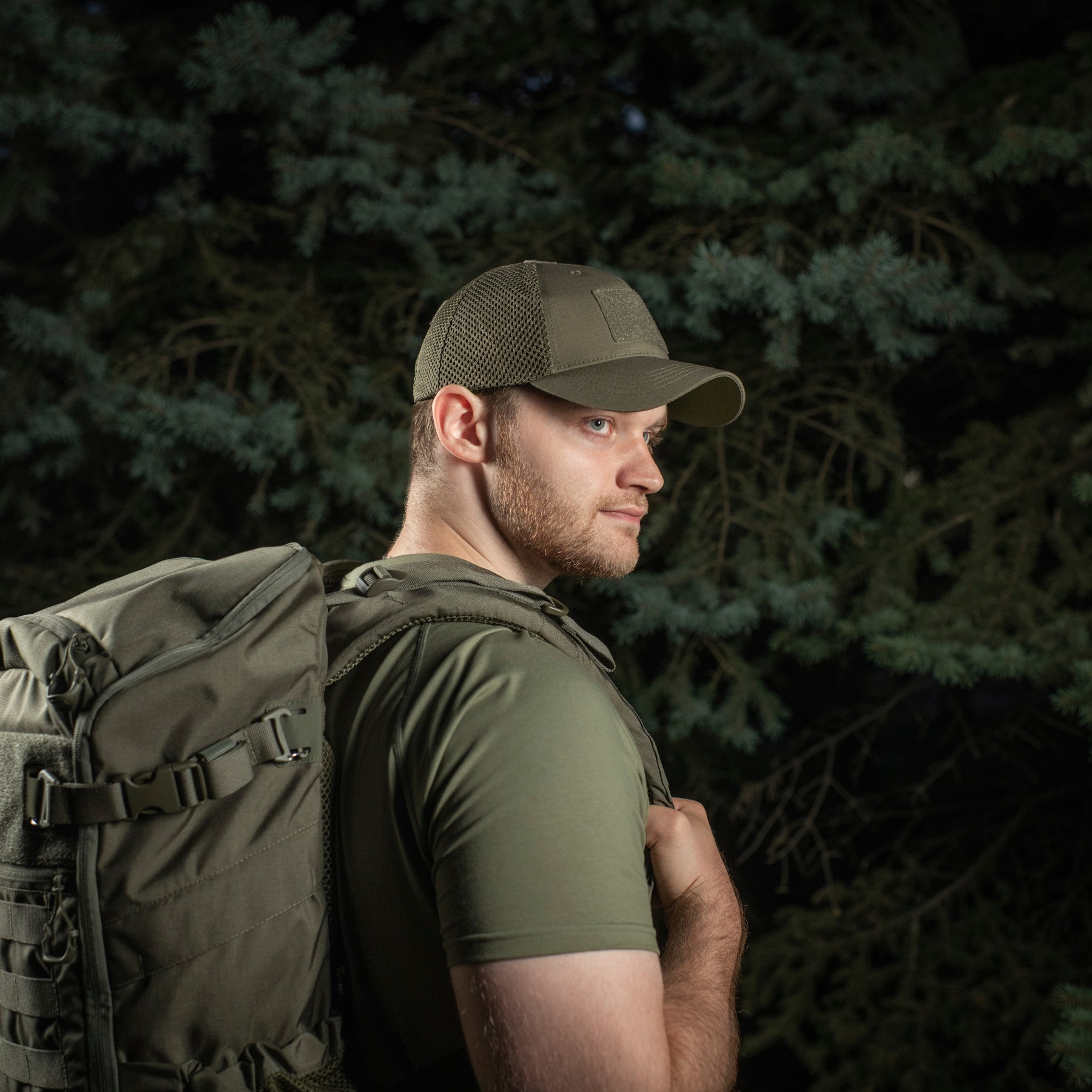 M‑Tac Baseball Cap Mesh Flex Ripstop with Loop Panel