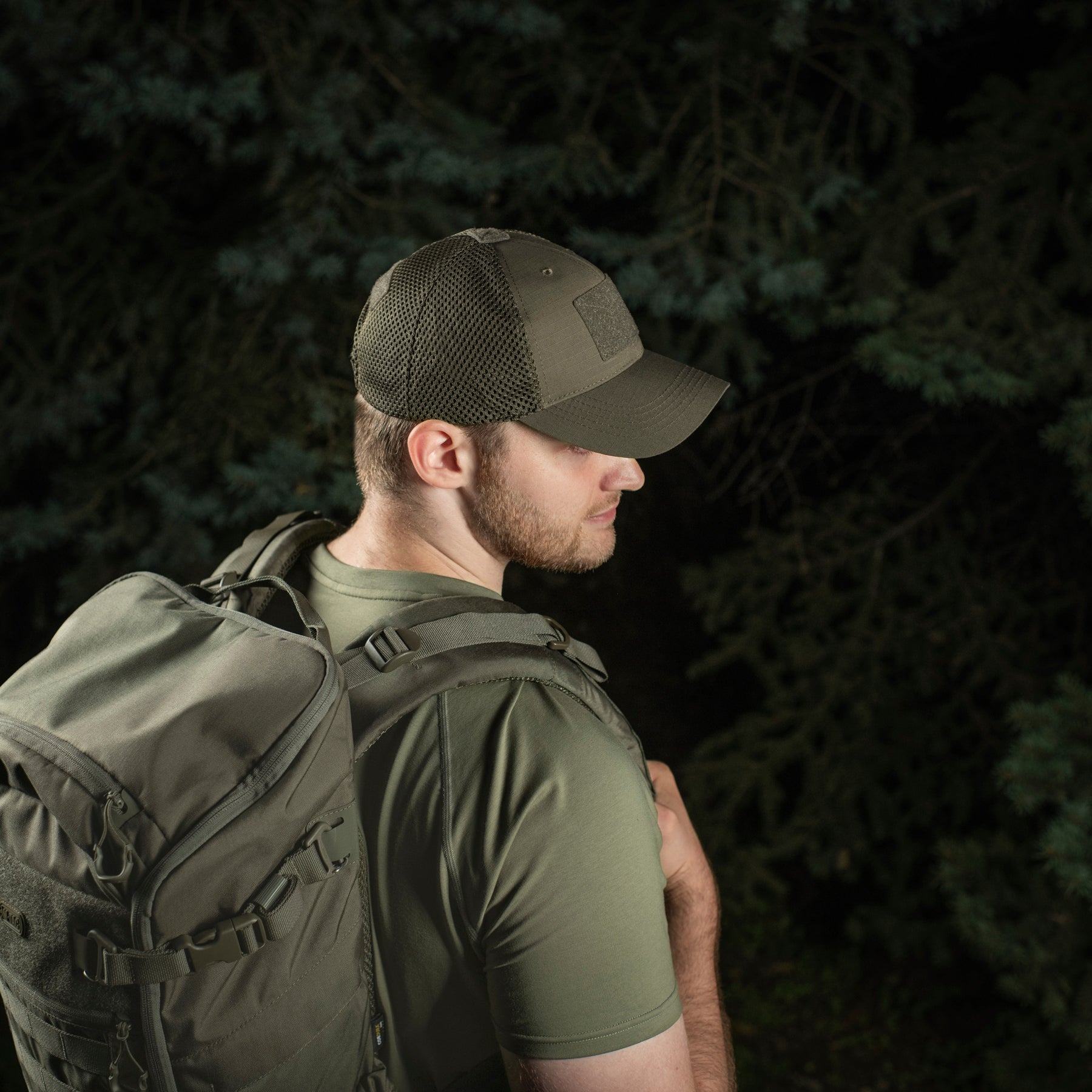 M‑Tac Baseball Cap Mesh Flex Ripstop with Loop Panel