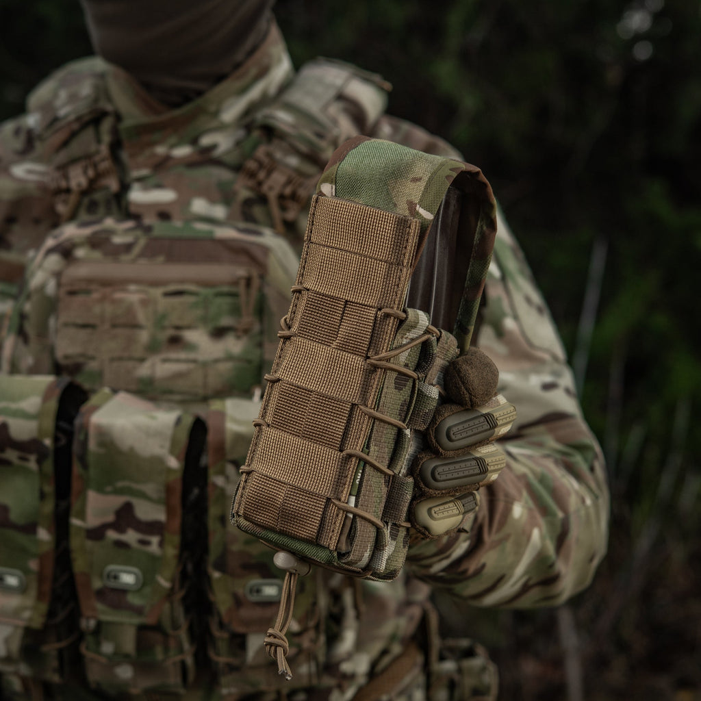 M-Tac Double AR/AK Mag Pouch with Flap