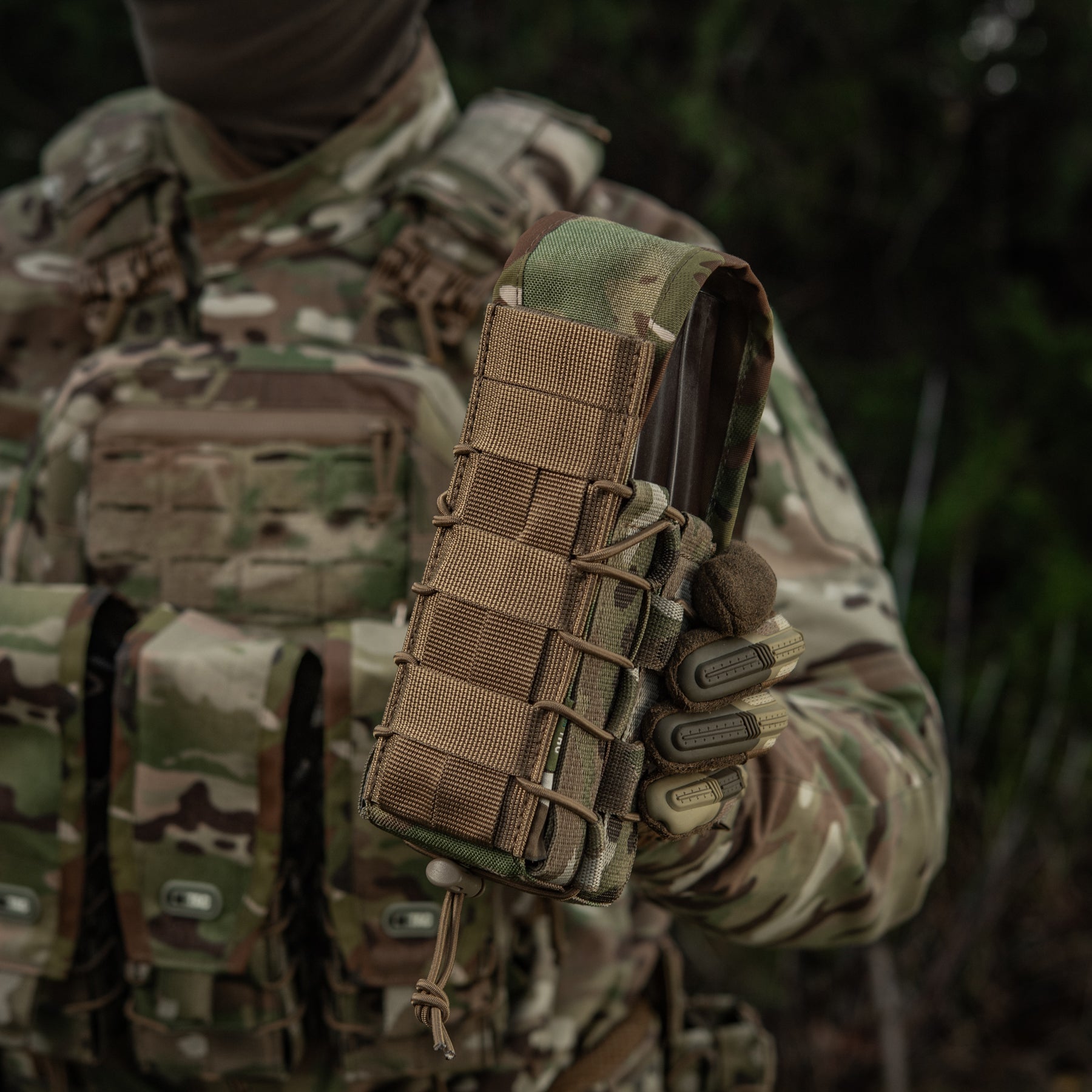 M-Tac Double AR/AK Mag Pouch with Flap