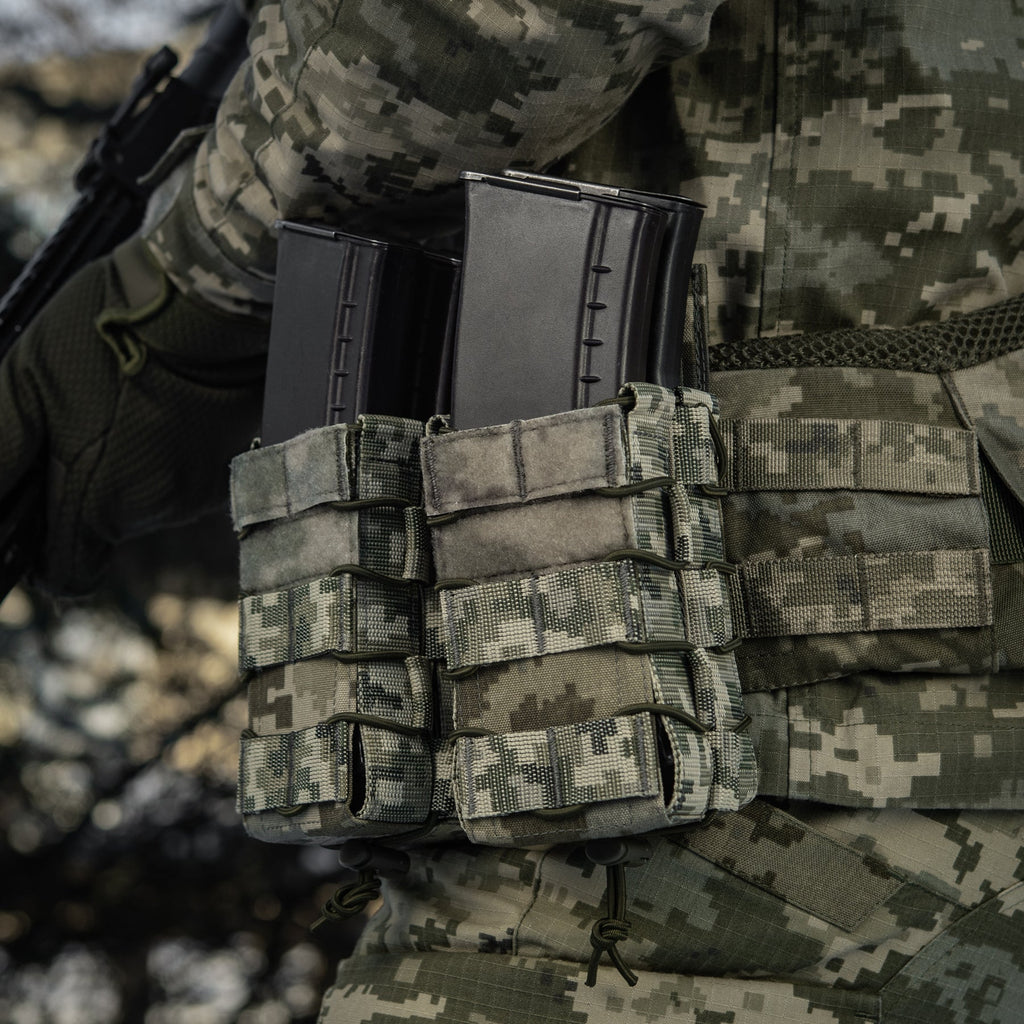 M-Tac Double AR/AK Mag Pouch with Flap