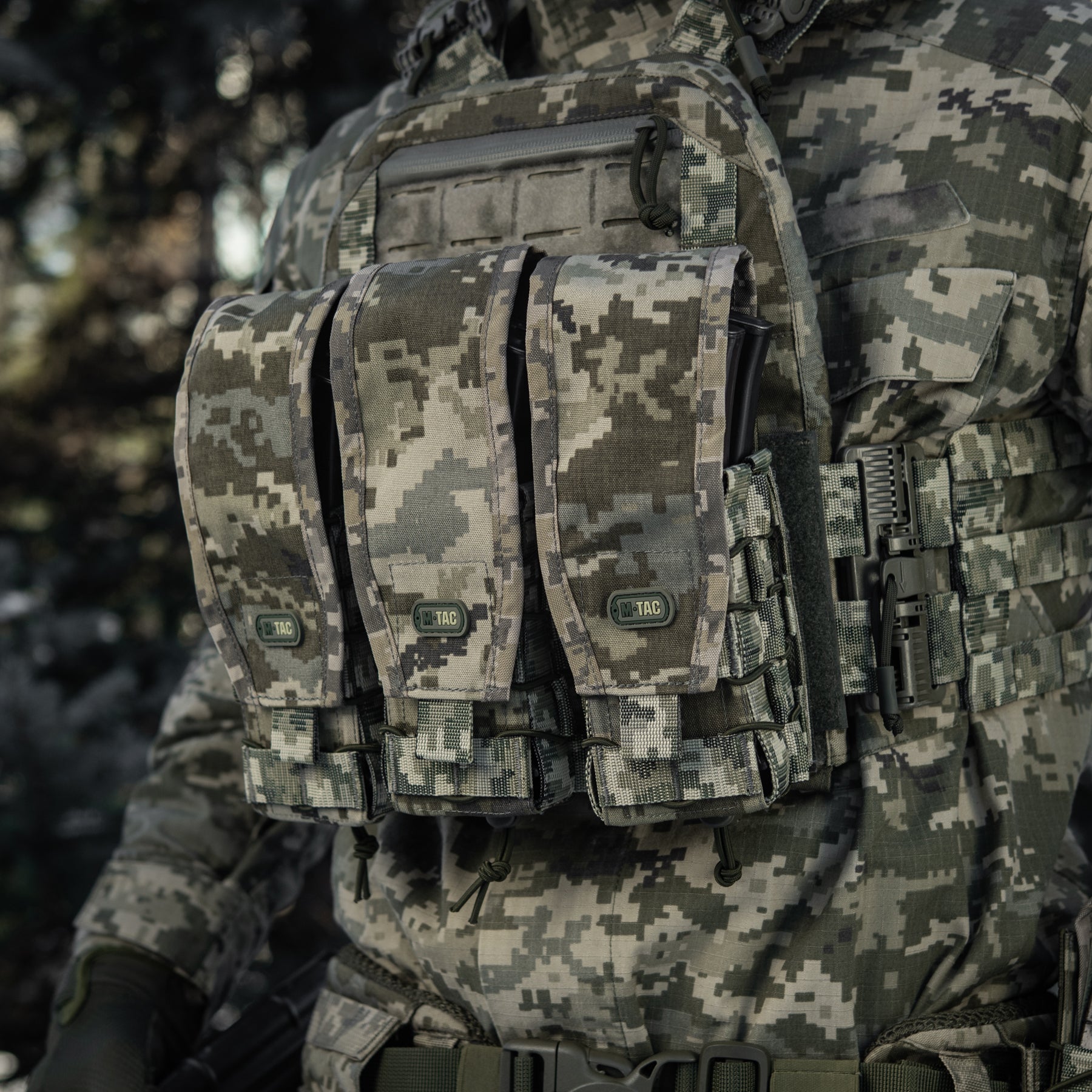 M-Tac Double AR/AK Mag Pouch with Flap