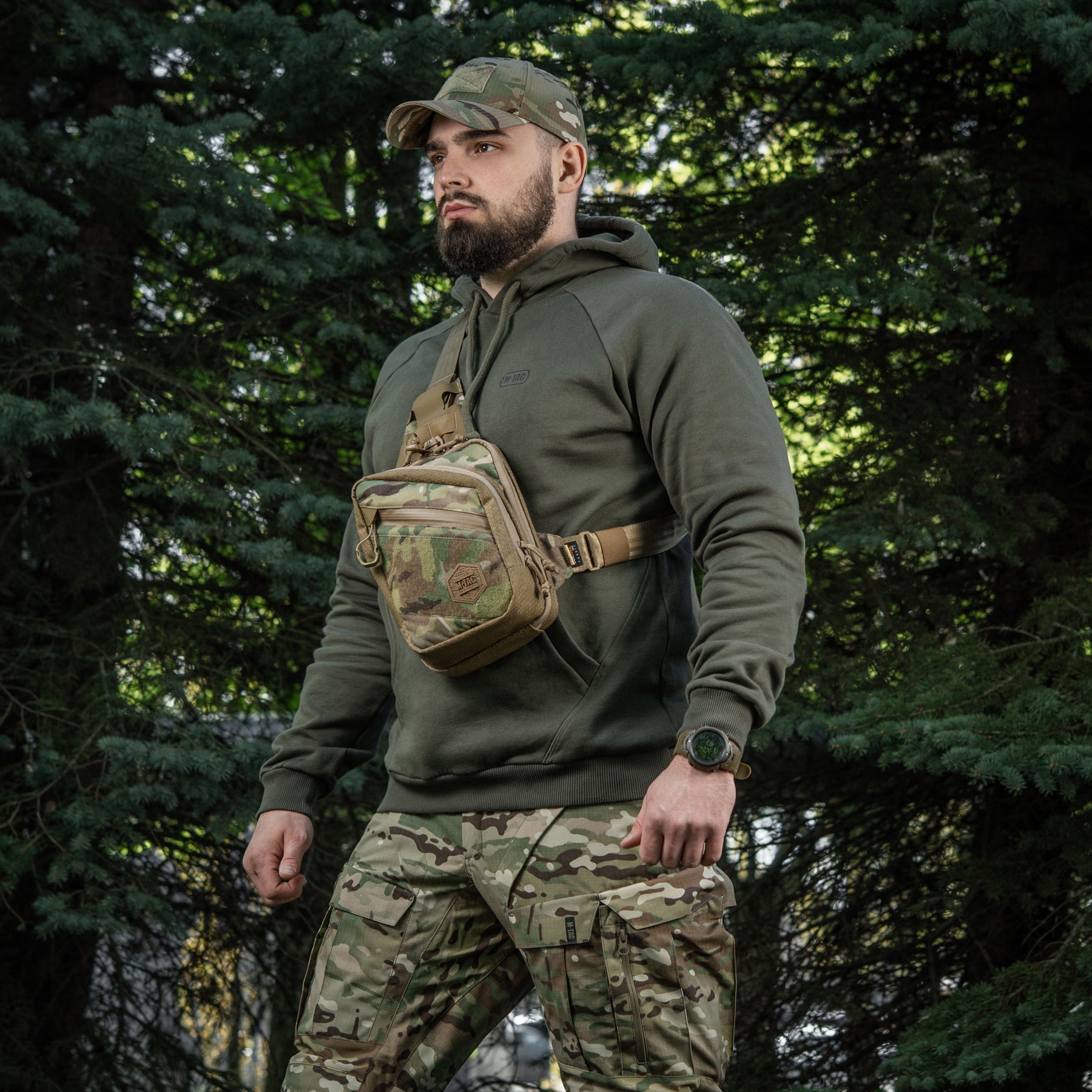 M-Tac Sling Pistol Bag with Loop Panel Elite