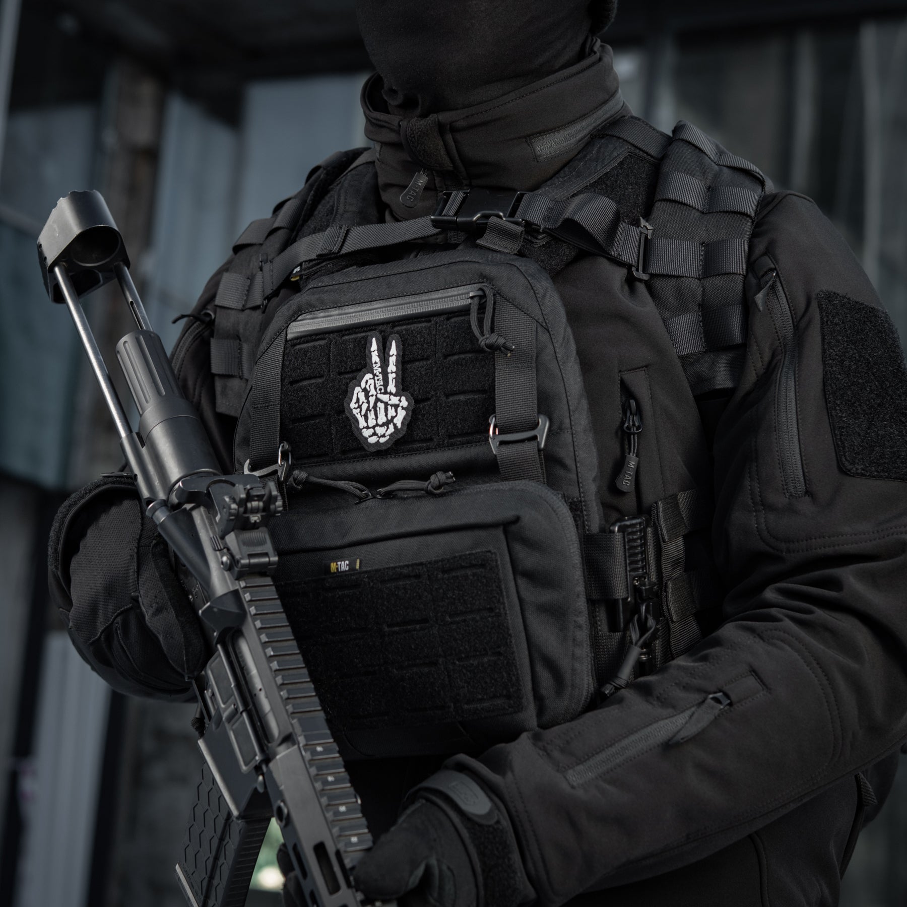 M-Tac GITD Patch Victory Hand (Embroidered)