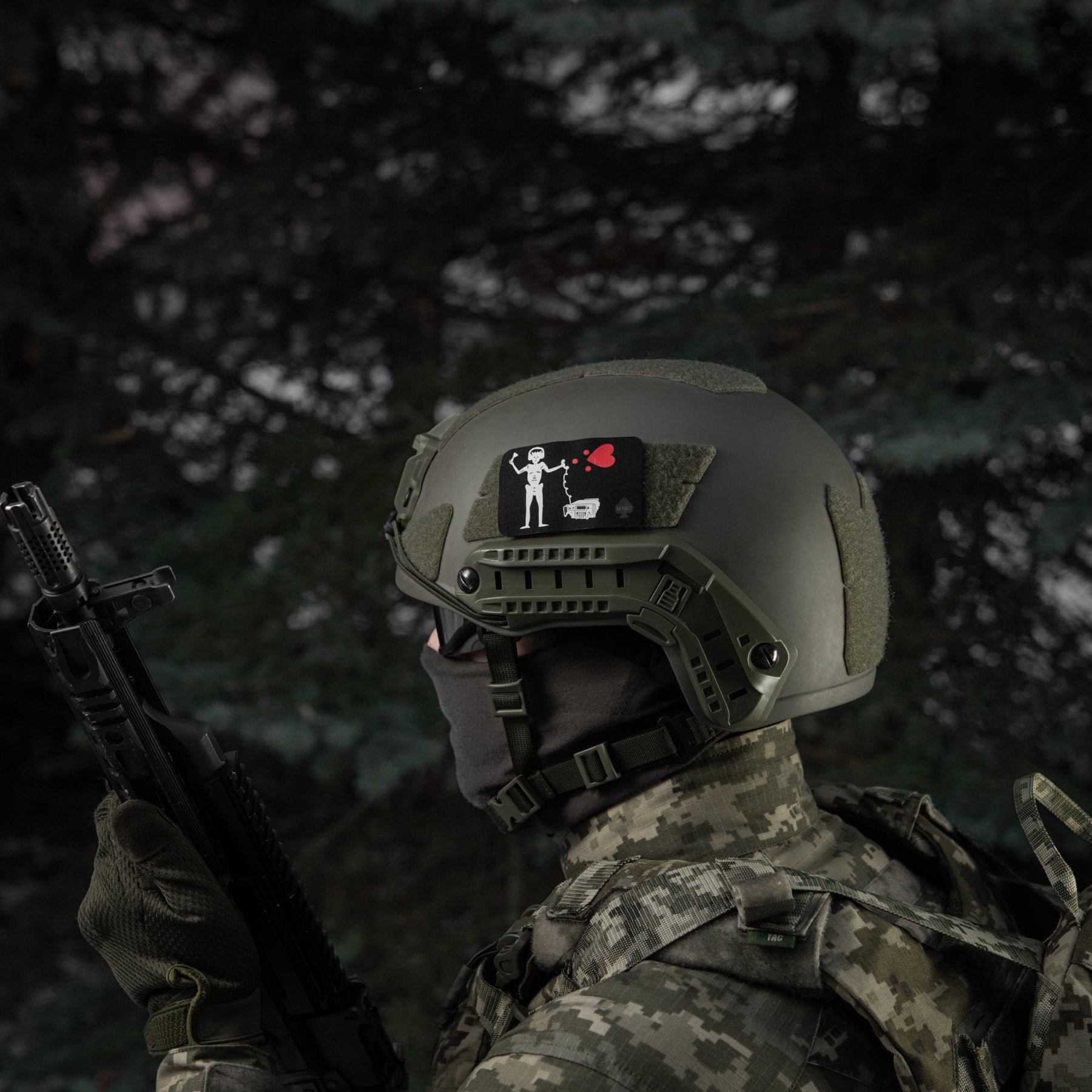 M-Tac Patch Flag Black Beard