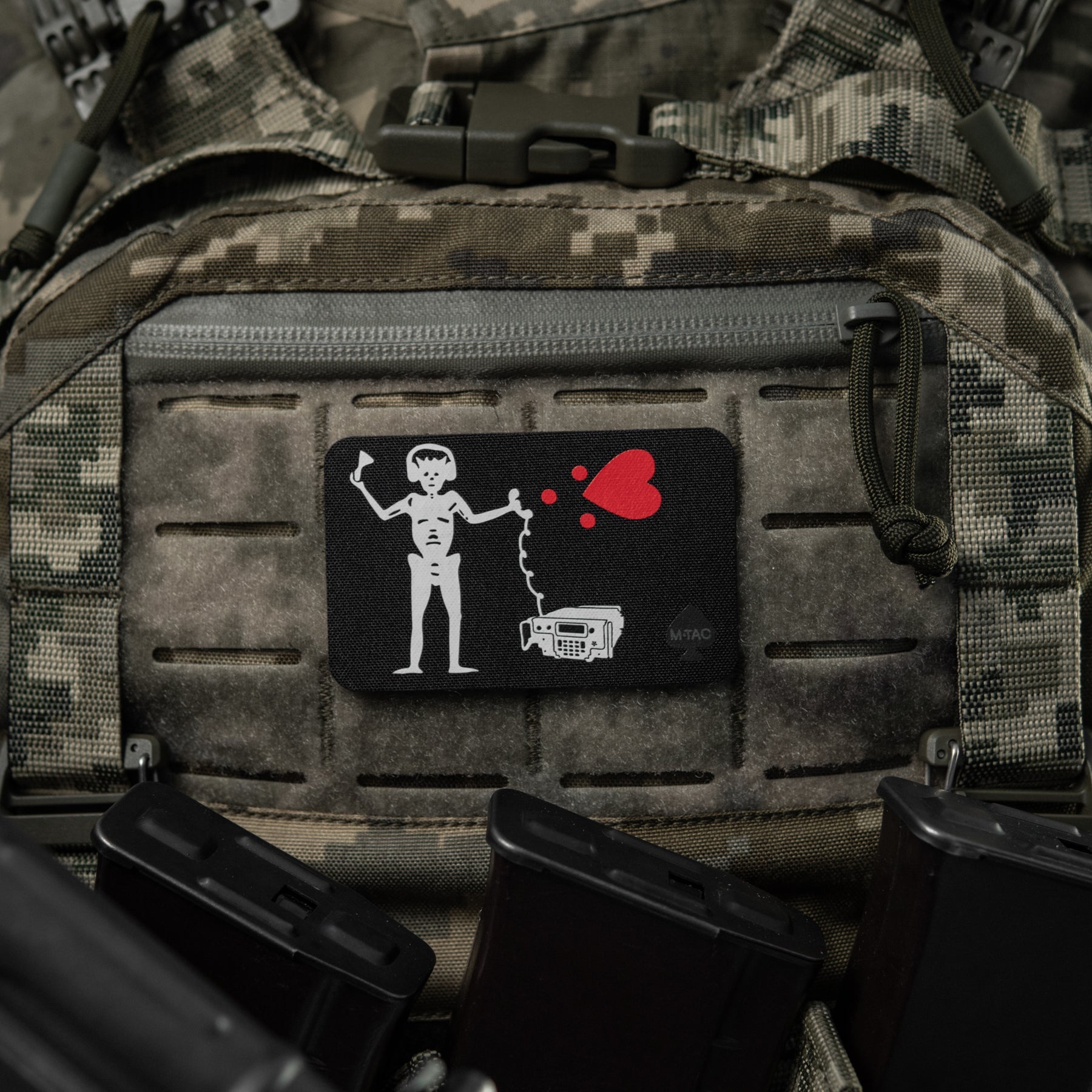 M-Tac Patch Flag Black Beard