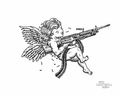 Cherub with M249 SAW