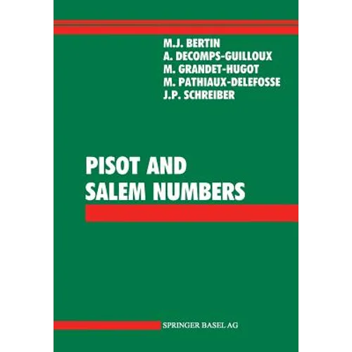 Pisot and Salem Numbers - Paperback