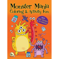Monster Mania Coloring & Activity Fun: With 100+ Stickers & 25 Tattoos! - Paperback
