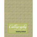 Calligraphy Handwriting Workbook: Practice Paper Slanted Grid - Green - Paperback