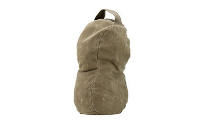 MDT Peanut |  Waxed Canvas |  Shooting Bag |  Sand Fill |  10"x3.5"x5" |  Army Duck Canvas Construction |  Grulla