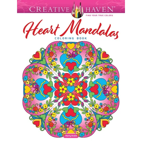 Creative Haven Heart Mandalas Coloring Book - Paperback