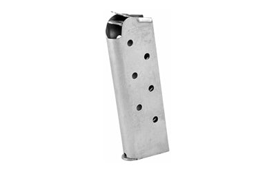 CMC Products Match Grade Magazine -  45ACP -  7 Rounds -  Fits Officer Size 1911 -  Stainless
