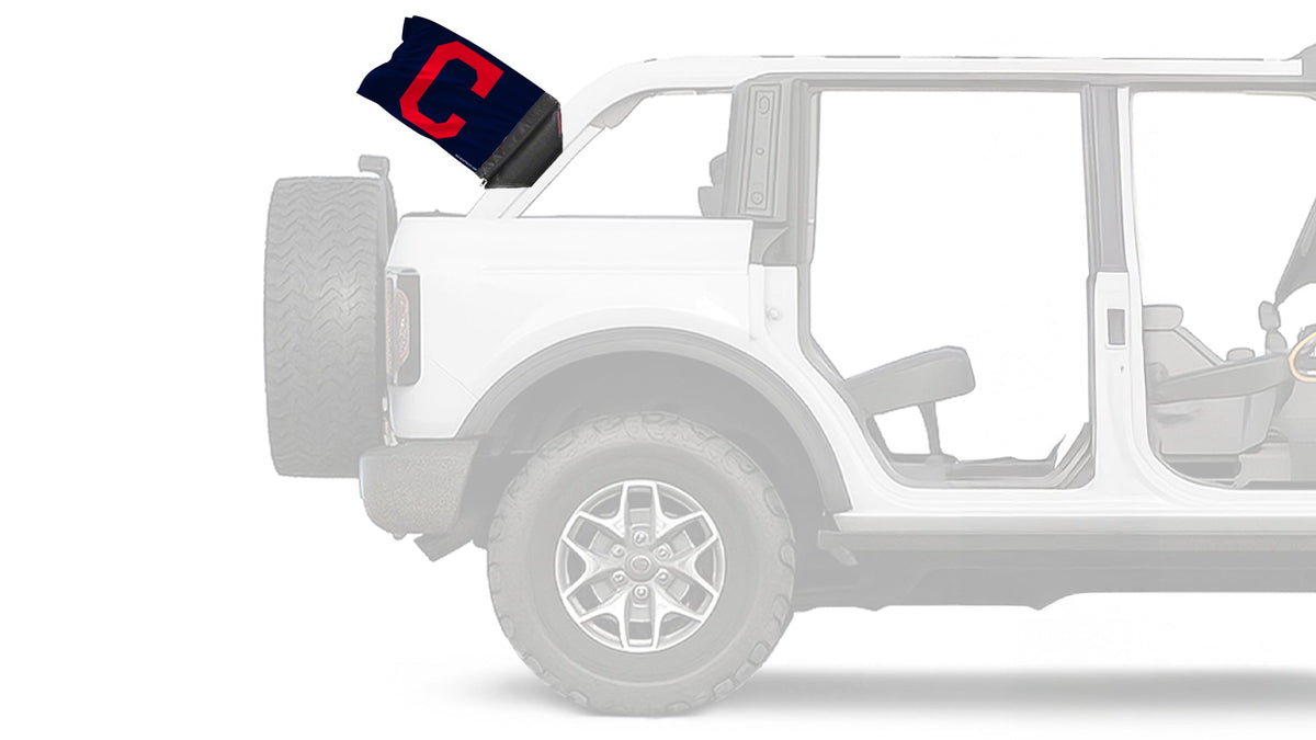 Cleveland Indians 11"x17" Forever Wave Flag for Bronco