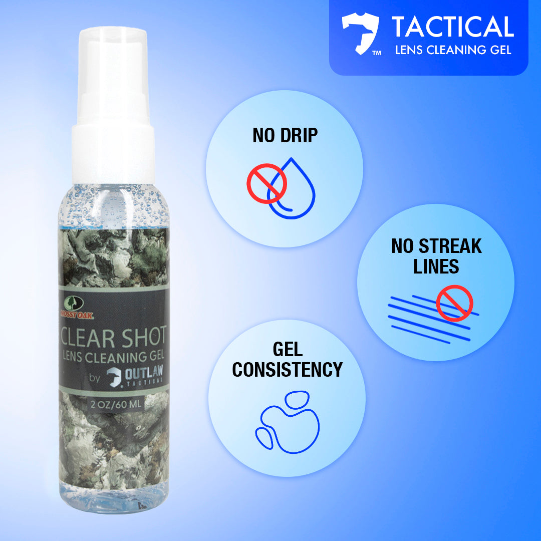 Mossy Oak ClearShot Lens Cleaner Spray & Anti-Fog Solution