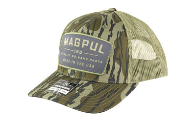 Magpul Industries Go Bang Trucker Hat |  Bottomland Camo |  Cotton/Polyester |  One Size Fits Most