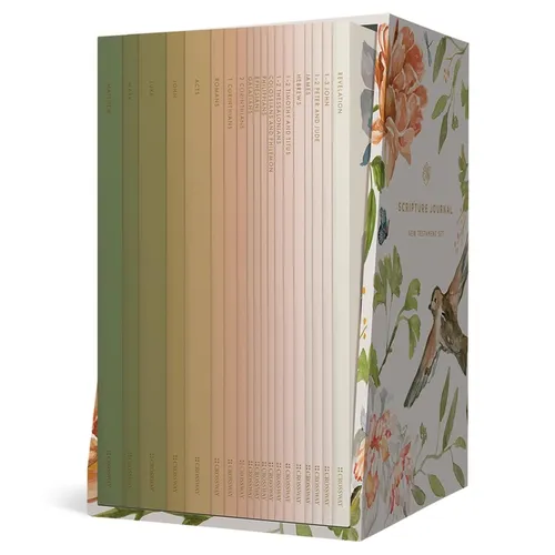 ESV Scripture Journal: New Testament Set (Artwork by Ruth Chou Simons) (Paperback) - Paperback