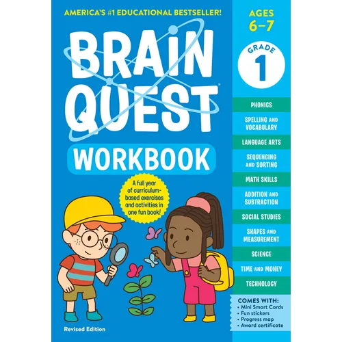 Brain Quest Workbook: 1st Grade Revised Edition - Paperback