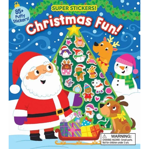 Christmas Super Puffy Stickers! Christmas Fun! - Paperback