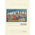 Vintage Lined Notebook Greetings from Cleveland