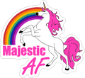 Majestic AF - 3 inch Sticker