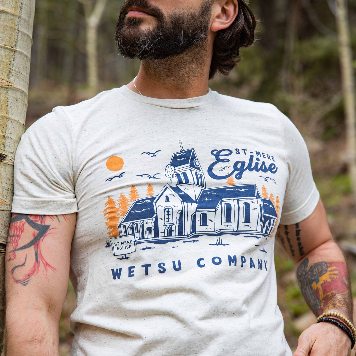 St Mere Eglise Athletic Shirt