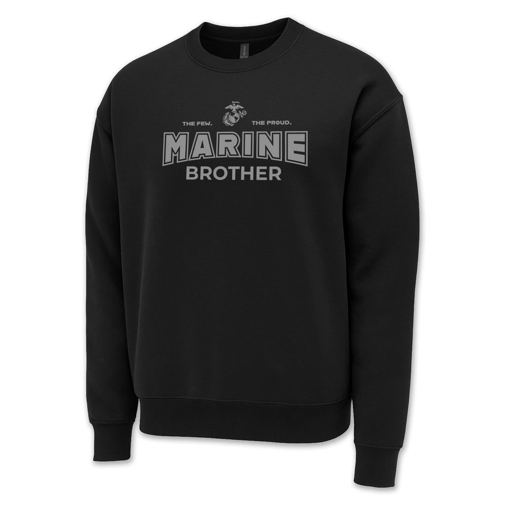 Marines Brother Crewneck (Black)