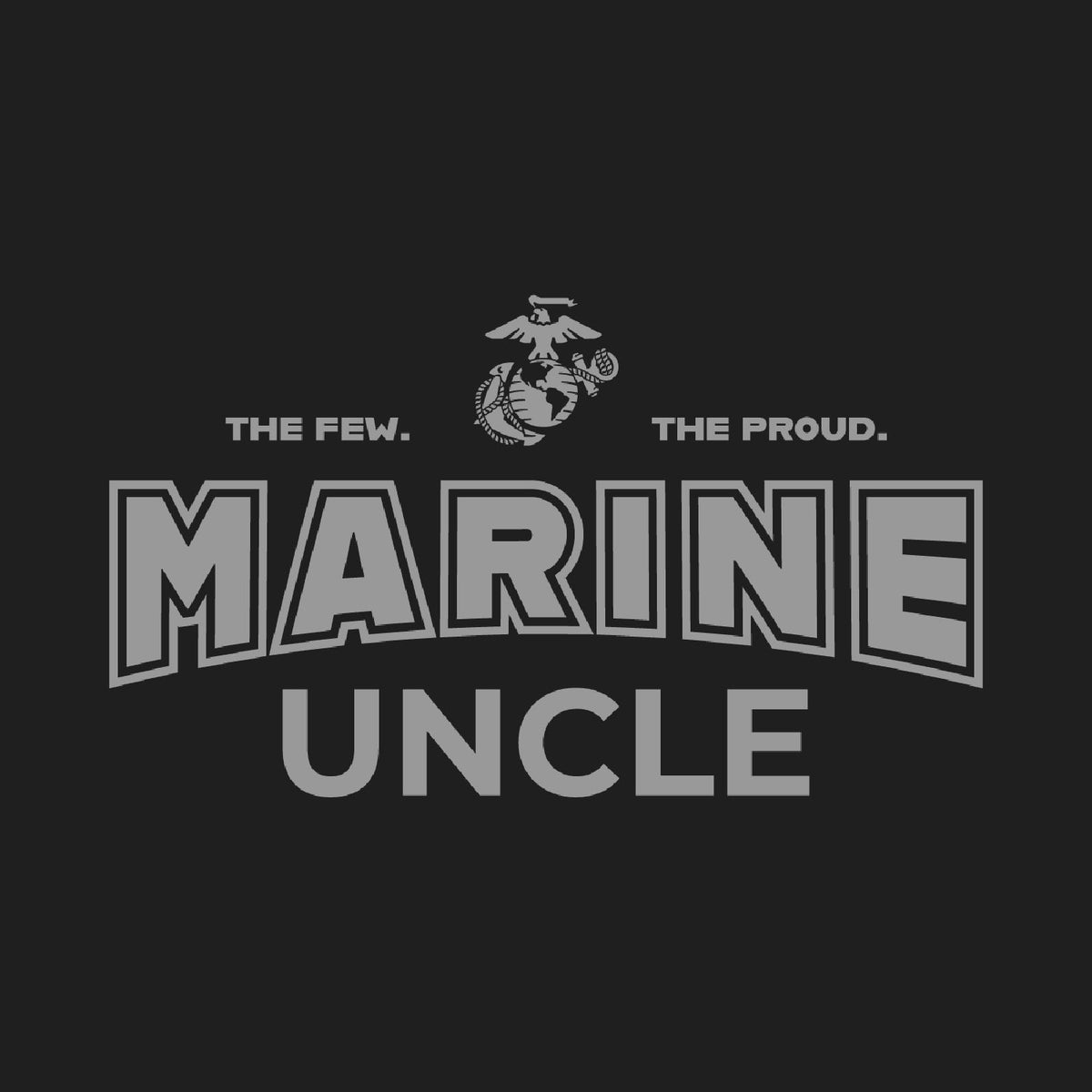 Marines Uncle Crewneck (Black)