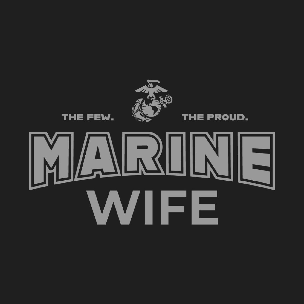 Marines Wife Crewneck (Black)