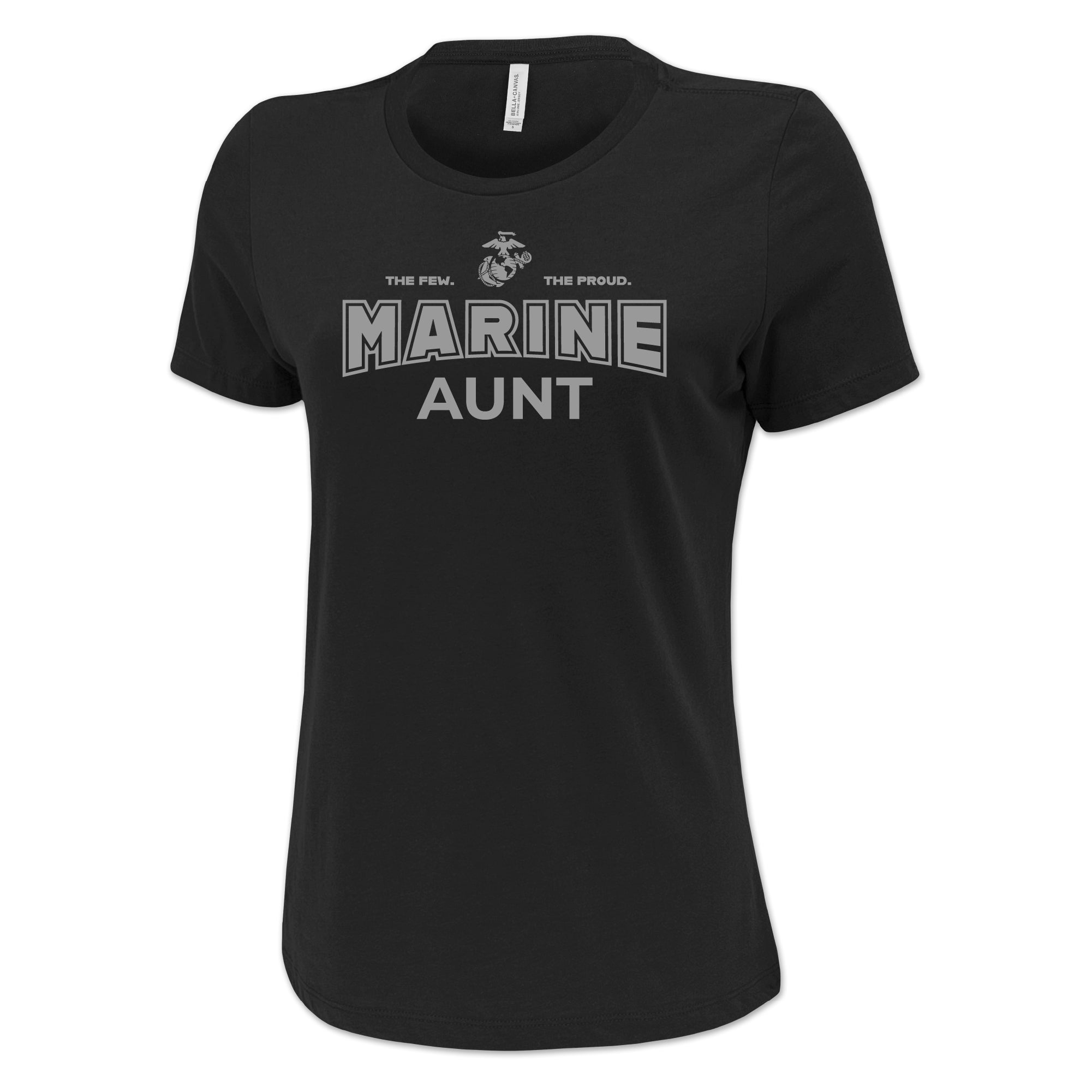 Marines Aunt Women's T-Shirt (Black)