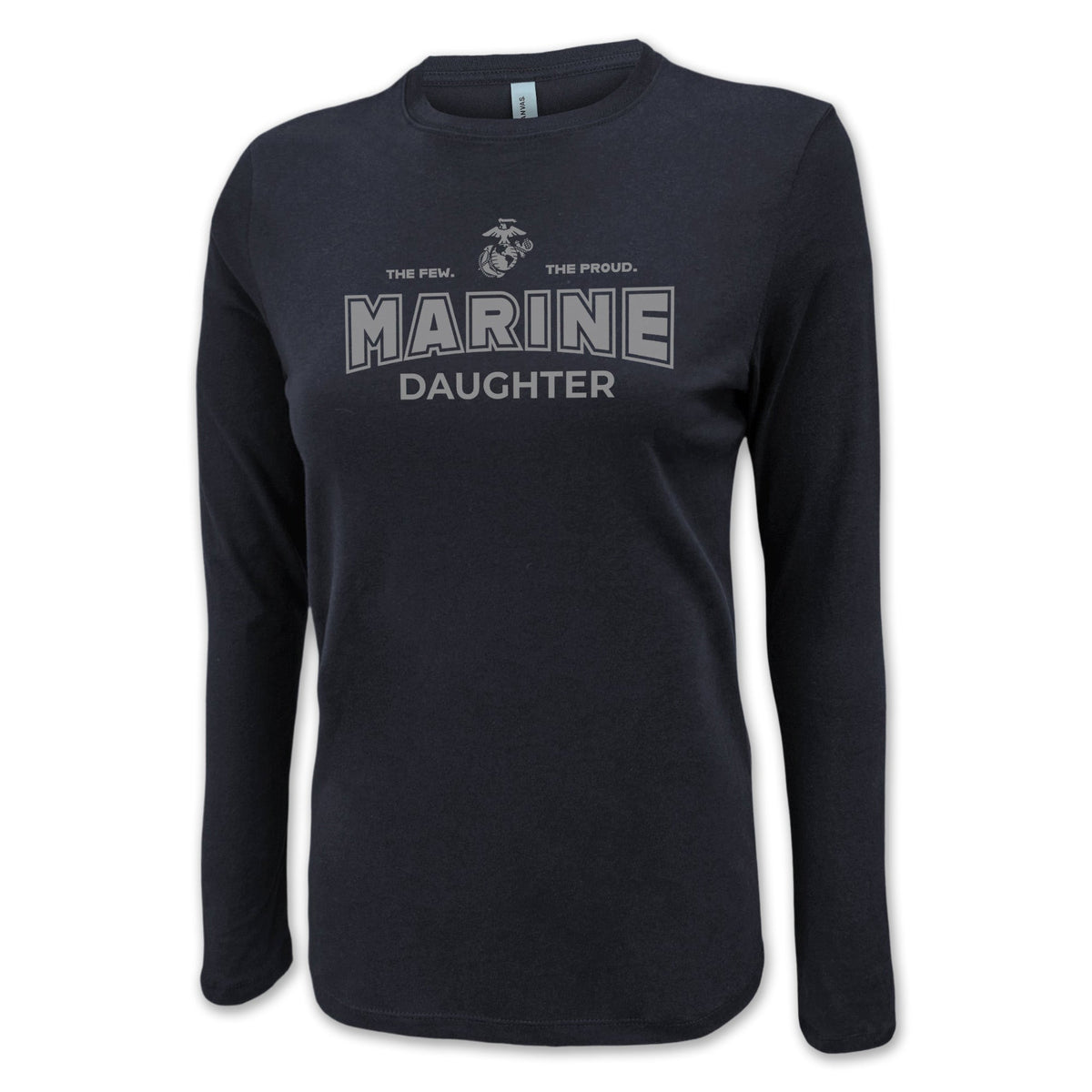Marines Daughter Women's Long Sleeve T-Shirt (Black)