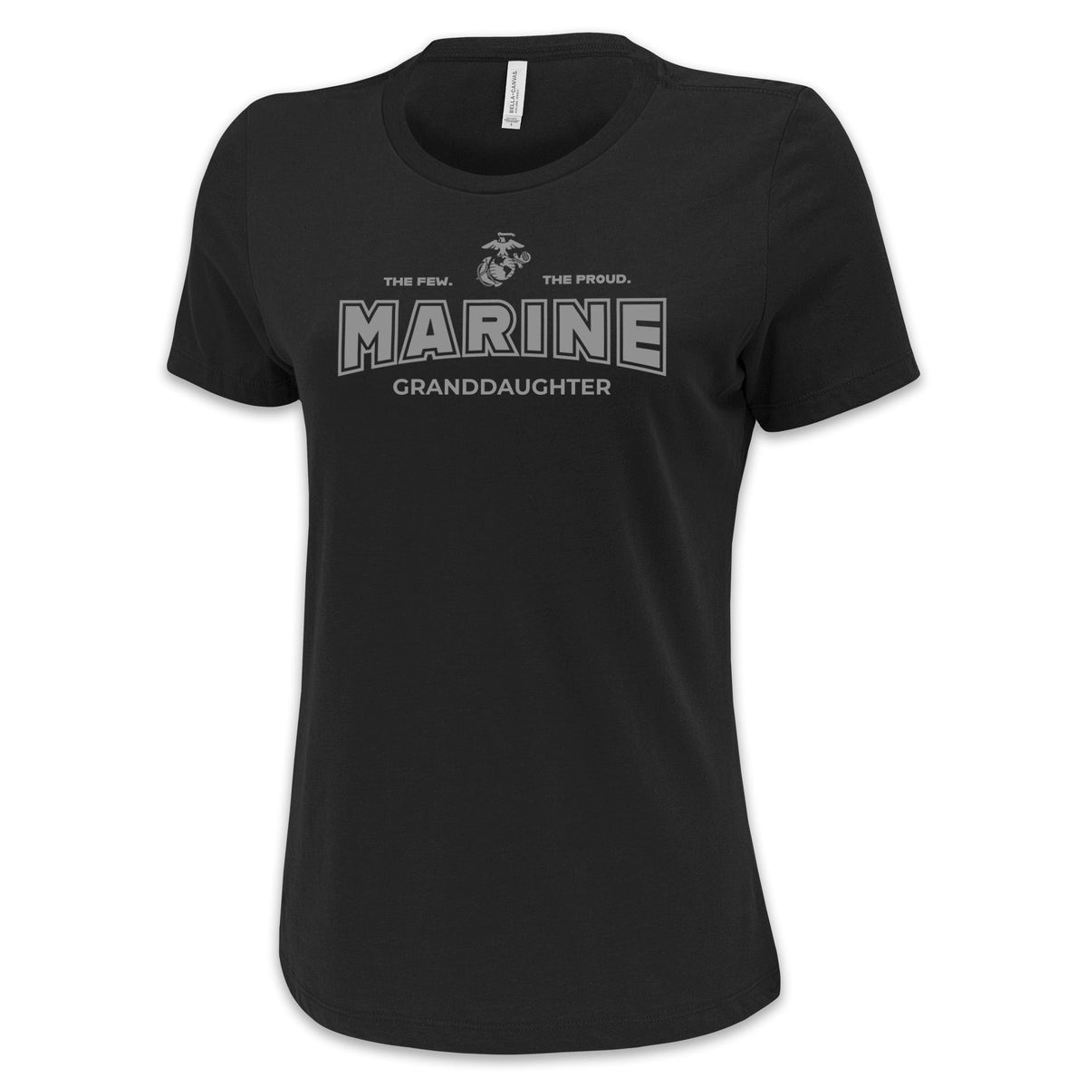 Marines Granddaughter Women's T-Shirt (Black)