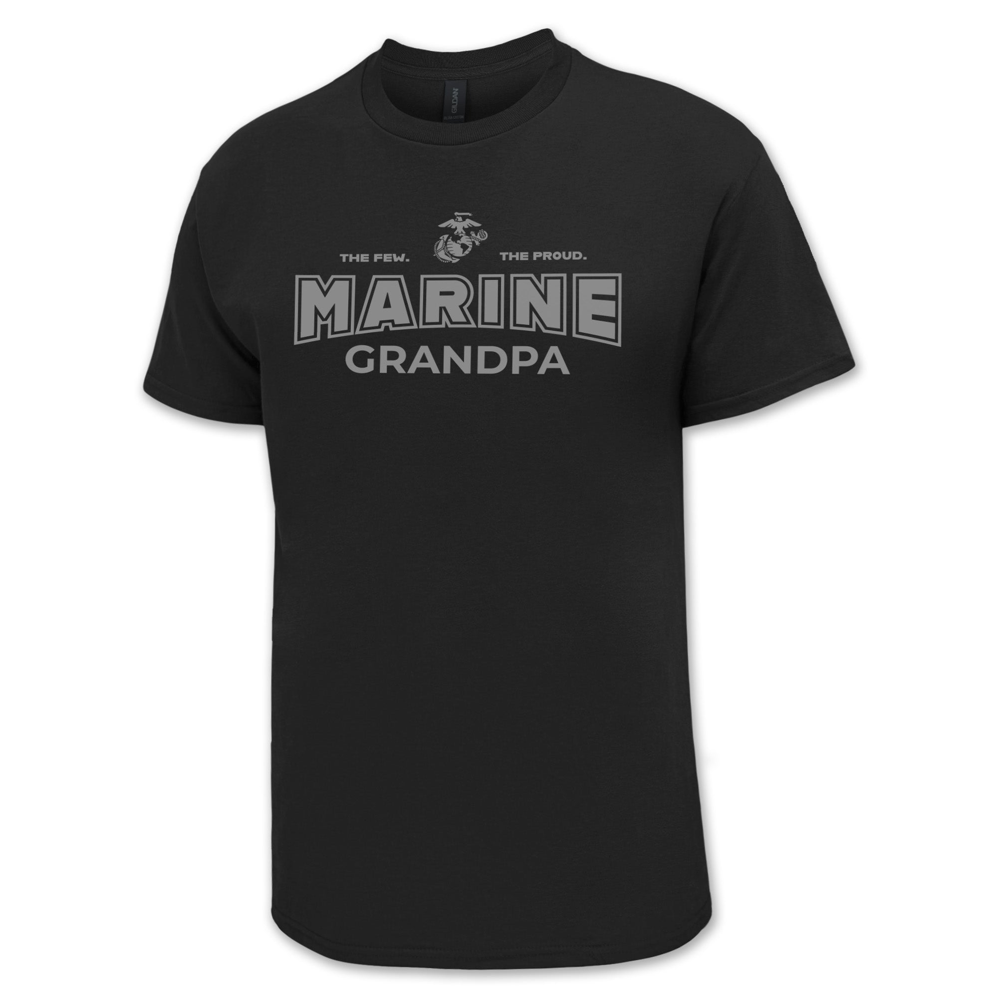 Marines Grandpa T-Shirt (Black)