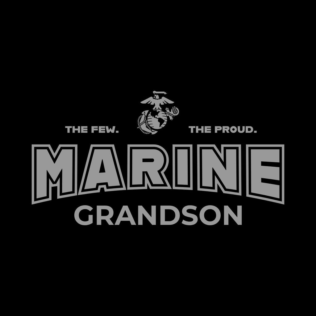 Marines Grandson T-Shirt (Black)