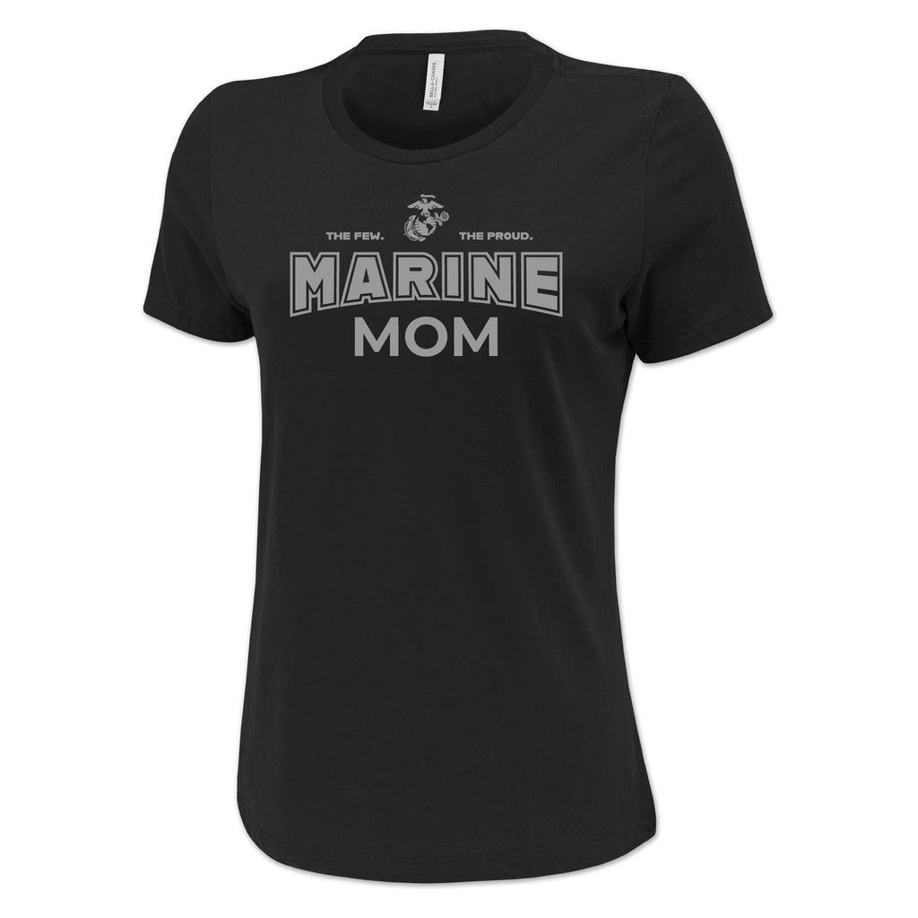 Marines Mom Women's T-Shirt (Black)