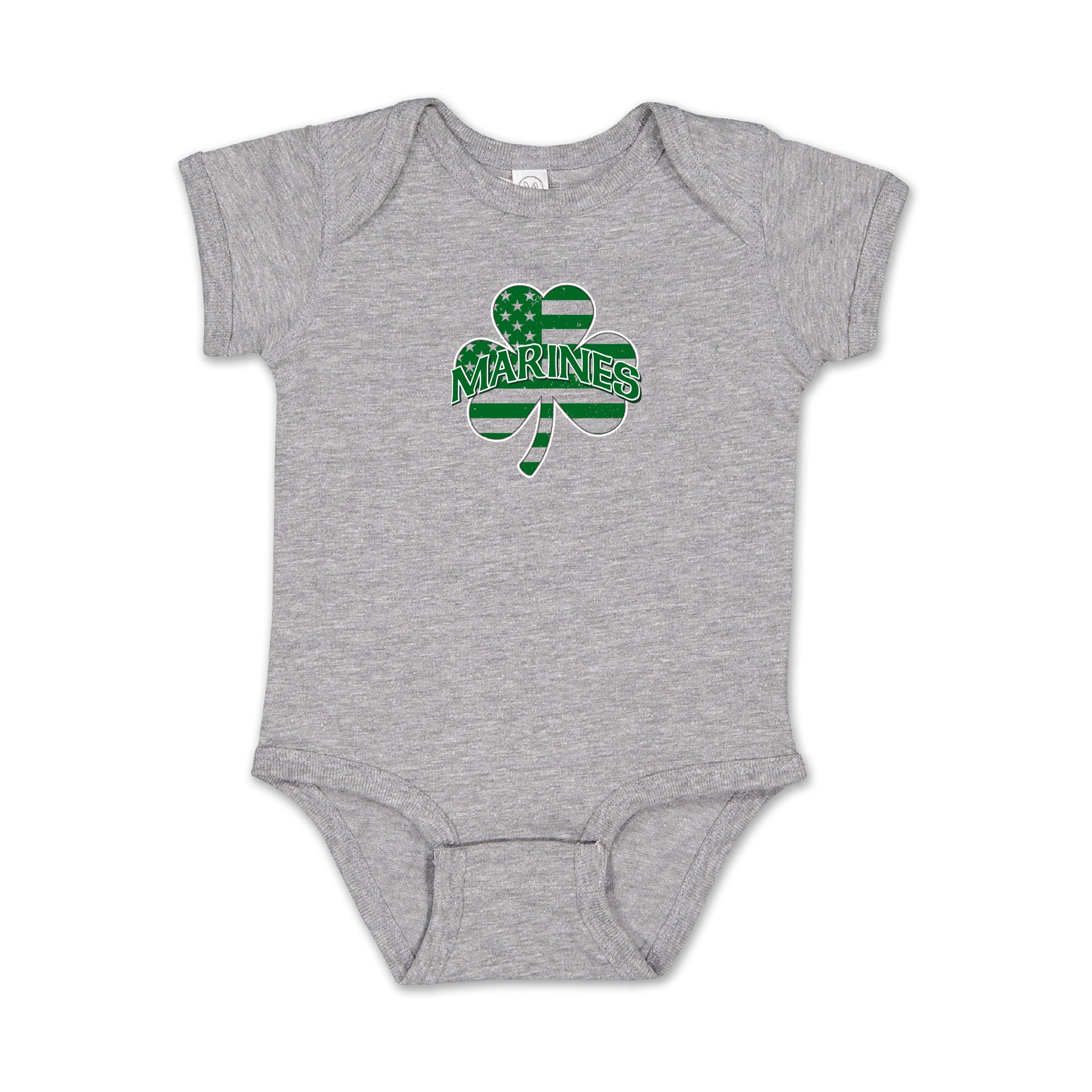 Marines Shamrock Infant Romper